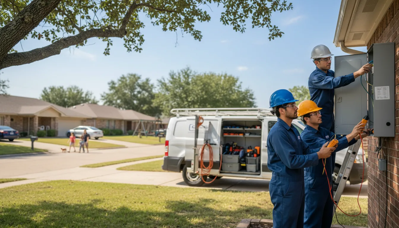 Certified electrician providing emergency electrical services in Brentwood, MD